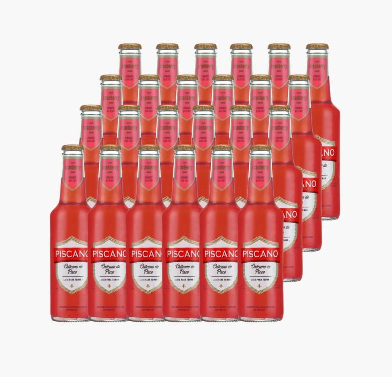 Piscano Cranberry 275ml - 24 UND